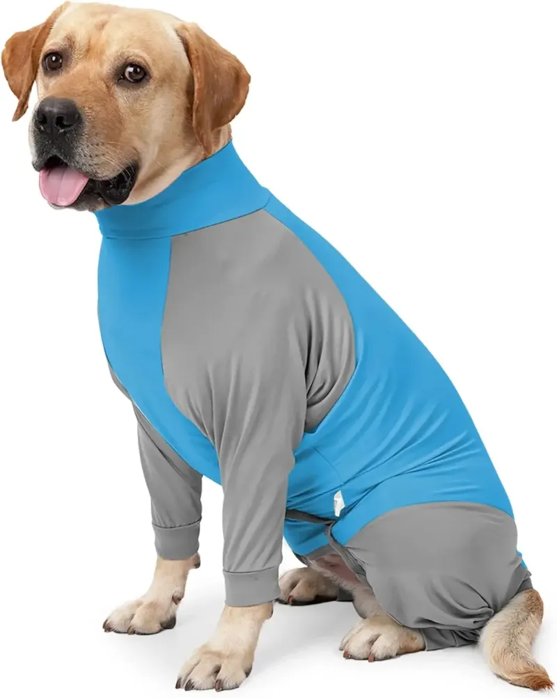 Pet Recovery Suit Dog Pajamas High Elasticity Comfortable Convenient Home Wear Jumpsuit Clothing For Small Medium Dogs_voghion.com