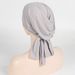 Forehead Cross Strap Long Tail Headscarf With High Elasticity, Casual Comfort, Versatile Thread Care Cap_voghion.com