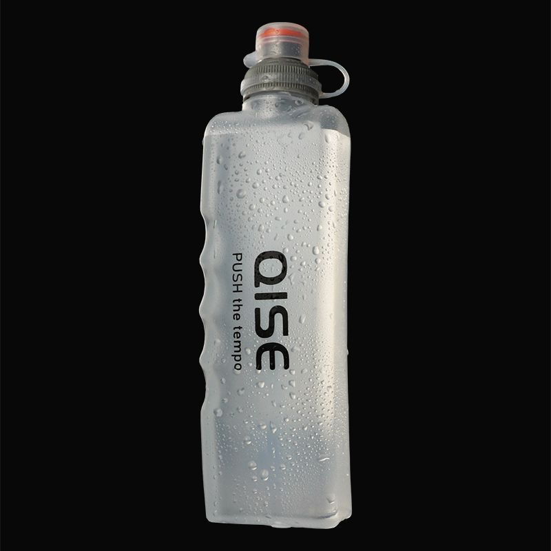 300ml Portable Sports Running Handheld PP Eco-friendly Squeeze Marathon Water Bottle Cup_voghion.com