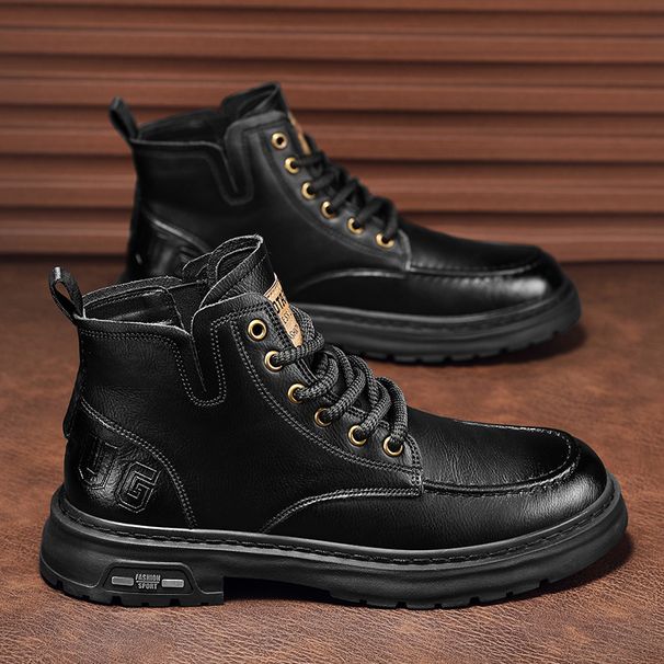 Scarpe sportive da uomo antiscivolo per esterni, scarpe casual con plateau, scarpe da papà rialzate, scarpe alla moda_voghion.com