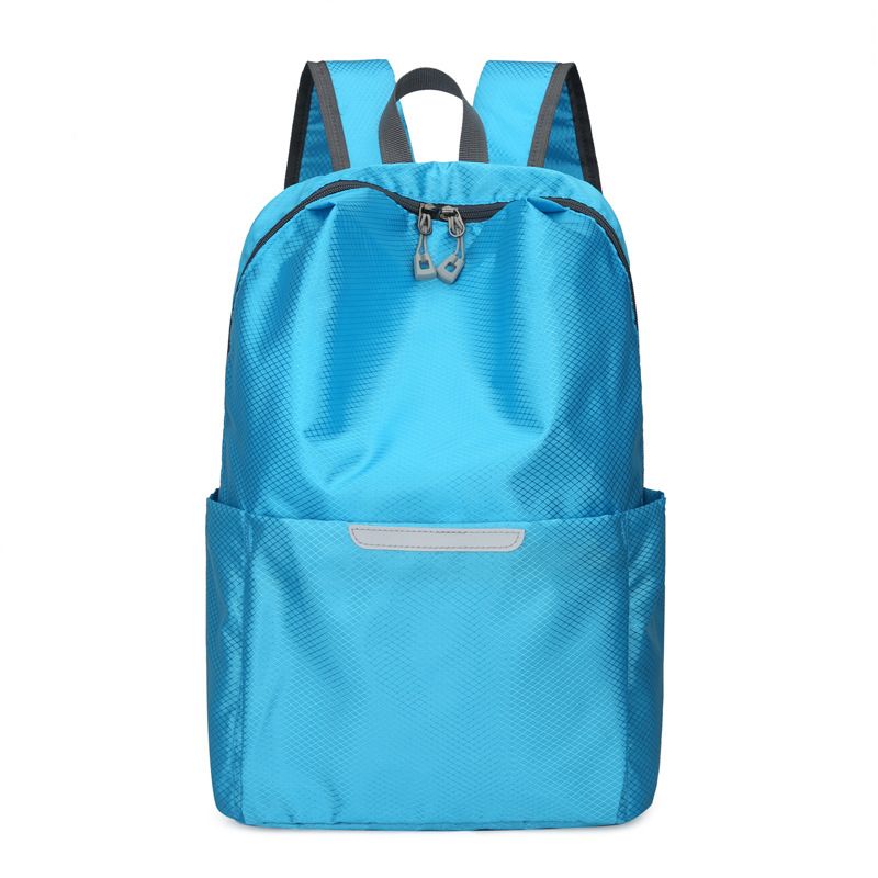 Lightweight backpack large capacity solid color couple unisex hiking bag_voghion.com