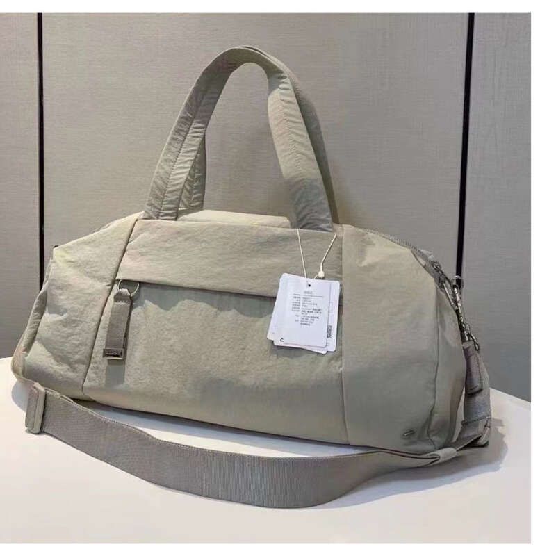 Reißverschlusskoffer, zylindrische Umhängetasche mit großer Kapazität, Reisetasche_voghion.com