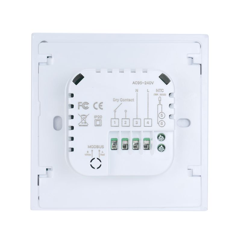 Termostato inteligente WiFi, controlador de temperatura programable para caldera de agua/gas. Control por aplicación Ewek. Compatible con Alexa y Google._voghion.com