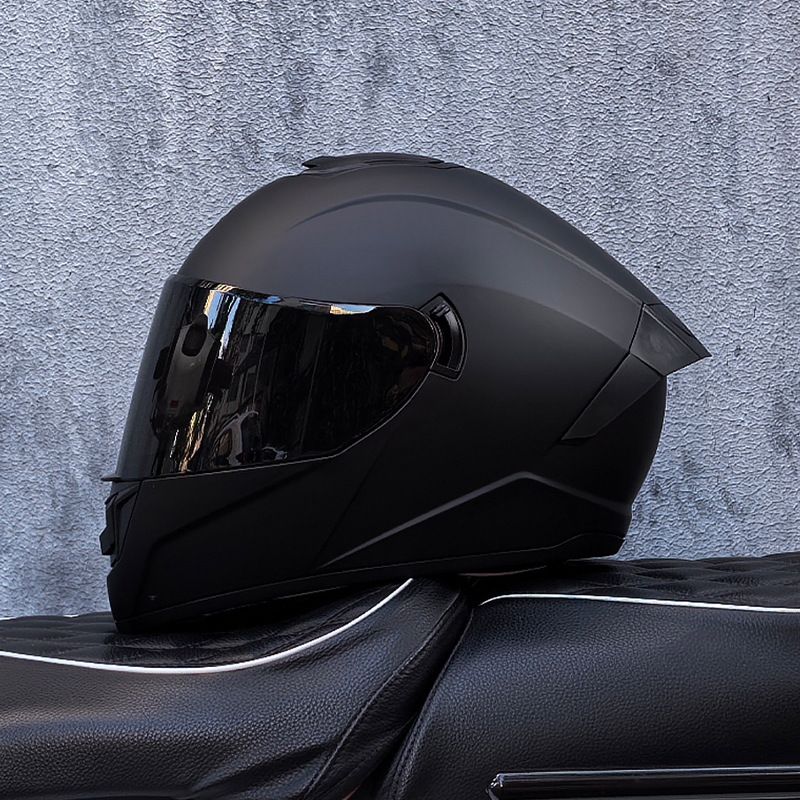 Motorcycle Accessories & Parts Racing Street Car Helmet Men's Motorcycle 3C Electric Car Full Helmet Cover Electric Car Autumn And Winter Full Helmet_voghion.com