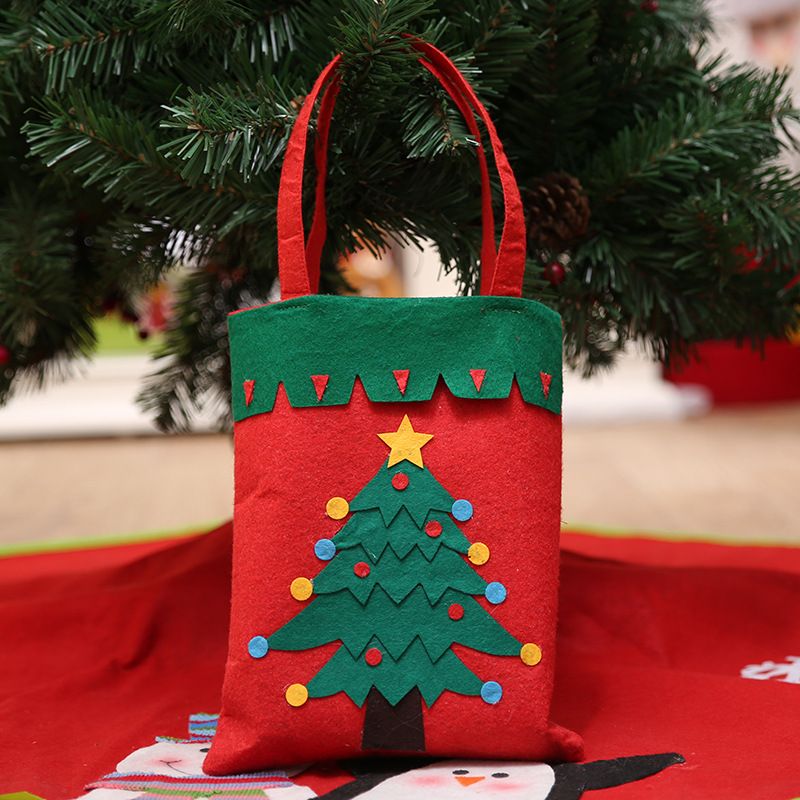 Noel dekorasyon malzemeleri Noel hediye çantası Noel çocuk hediye çantası Noel Baba hediye çantası_voghion.com