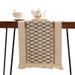 Runner da tavola in cotone e lino, con cuciture, tessuto a nappa, stile etnico, tovaglietta, decorazione per festival, tessuto lavorato a maglia, leggero, di lusso, di alta gamma_voghion.com