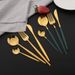 Mirror Black 16-Pack Set - Fruit Fork Sierware_voghion.com