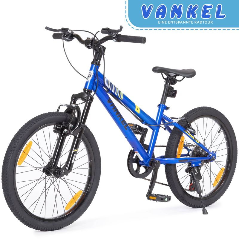 Bicicletta per bambini Vankel, bicicletta leggera da 20" a 6 velocità con deragliatore e freni a V._voghion.com