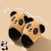 Pantufas de inverno de algodão para mãe e filhos, pantufas de panda de pelúcia quentinhas para crianças - pantufas macias para usar em casa no inverno, para meninos e meninas (várias cores e tamanhos)_voghion.com