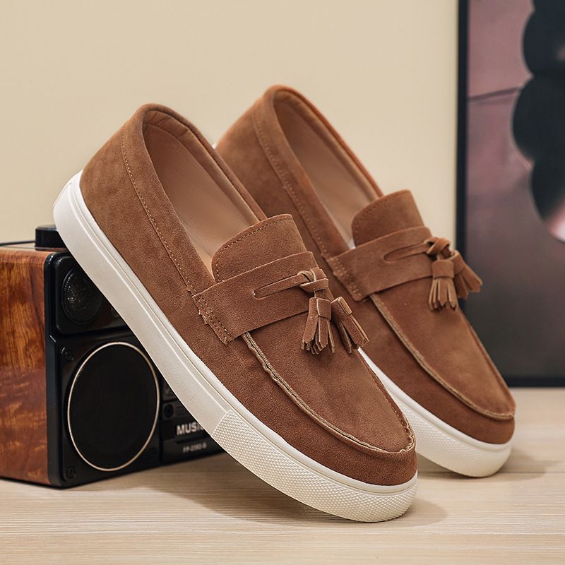 SHLIANG Neue Herren-Loafer aus Wildleder, klassische Loafer, Wanderschuhe, lässige Slip-On-Fahrschuhe für Herren, X0003_voghion.com