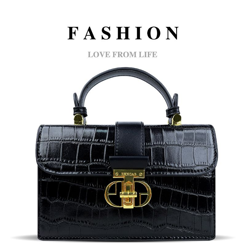 Original Hardware Design Textur Licht Luxus Krokodil Muster Tas weibli Xiaoxiang Stil tragbare Schulter_voghion.com