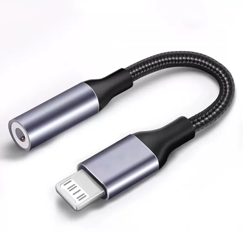 Lightning To 3 5 MM Jack AUX Cable Adapter For IPhone 12 13 14 Pro Adapter Headphone Connector Audio Splitter Iphone Accessories_voghion.com