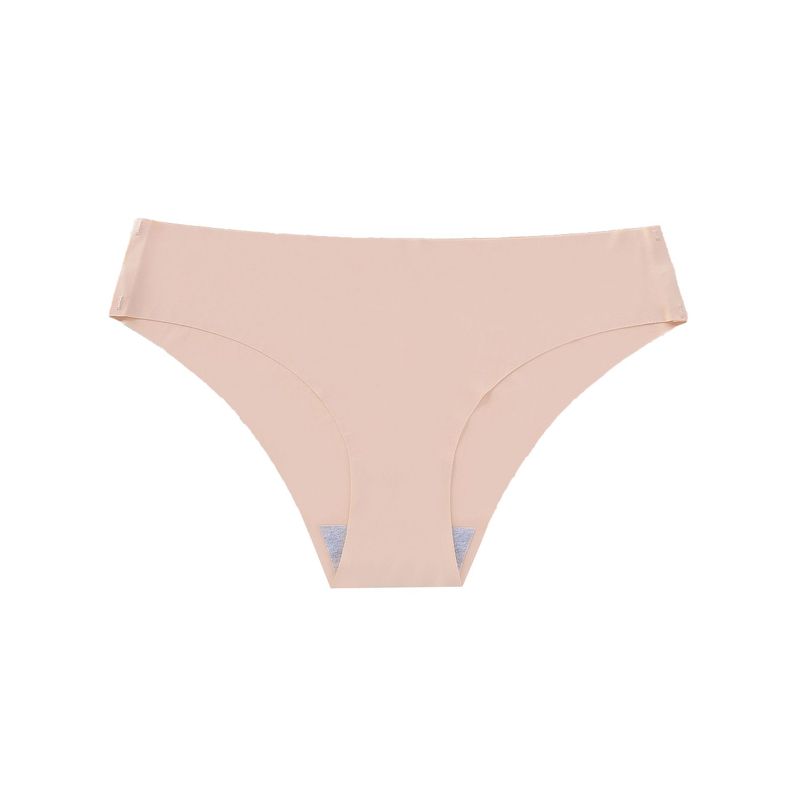 Ondergoed & Nachtkleding Naadloze ijszijden onderbroek met lage taille, kruisslip van puur katoen_voghion.com