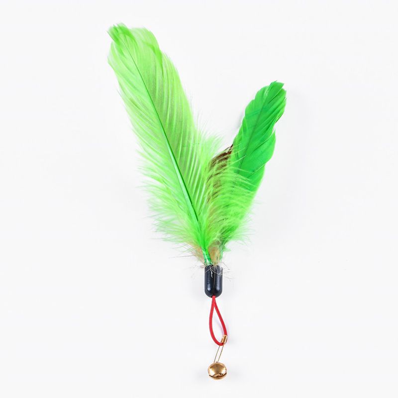 Large Wand Cat Teaser Feather Direct Replacement Head_voghion.com
