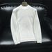 Men's Chunky Knit Sweater - Winter Cable Knit Pullover With Round Neck, Long Sleeve, Oversized Fit, White & Beige (Sizes M-3XL)_voghion.com