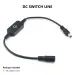 In-Line Power Switch ON/OFF Smart Touch Cable Black For Jack Arduino 12-24V Power Switch Sensor ON/OFF Black Cable Dimmer_voghion.com