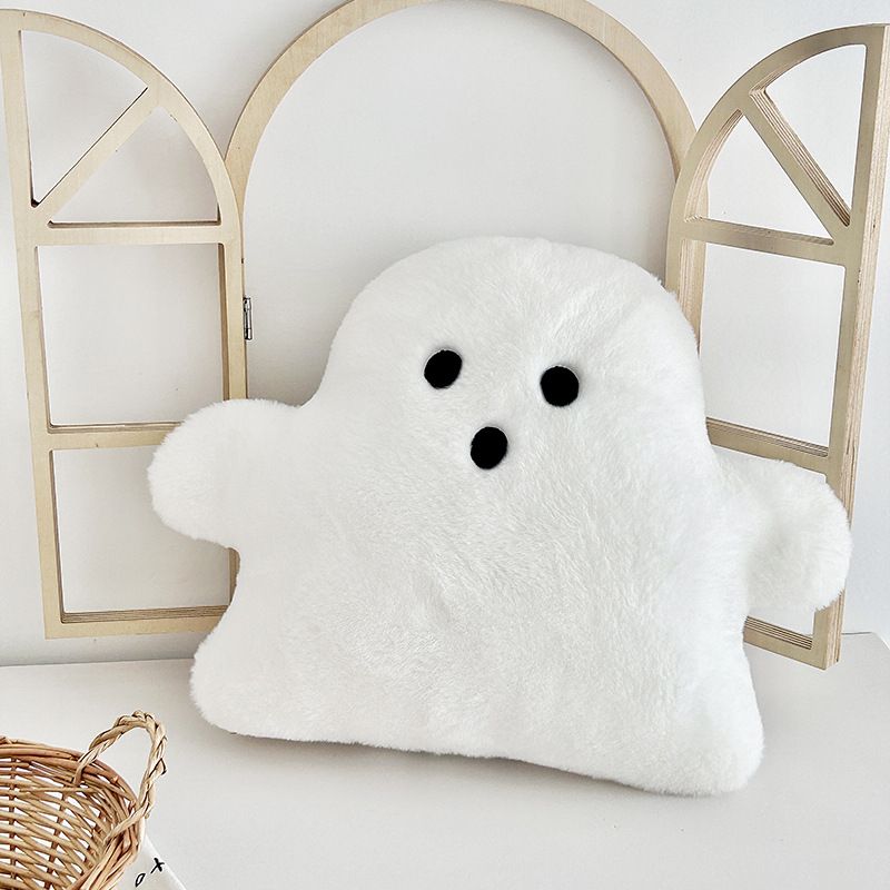 ​Halloween Ghost Plush Pillow - Cute Cartoon Stuffed Toy For Kids/Nap & Sofa Decor (Soft & Spooky Home Accent)​​_voghion.com