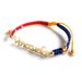 Hand-woven Hand Rope Heart-shaped Letters Flag Color Scheme Gift Bracelet Venezuelan Flag Color Woven Bracelet_voghion.com