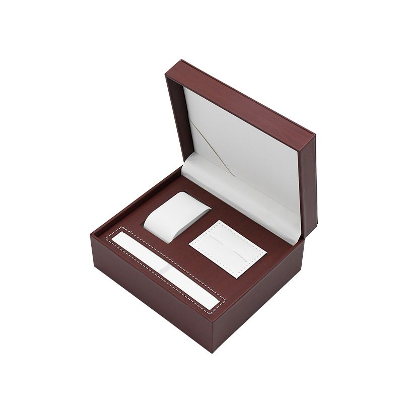 Uhrenset Geschenkbox Paar Uhrenbox PU Uhrenverpackungsbox_voghion.com