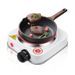 Electric Ceramic Hob - Mini Single Burner For Tea Brewing & Simmering 1200W Home Office EU Plug_voghion.com