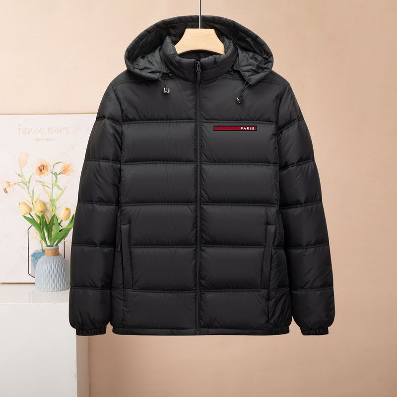 Men's Clothing Men's Cotto Jacket Thickened Hooded Jacket With Detachable Hood For Middle Aged And Young People Short Cotton Padded Jacket Long Terms_voghion.com