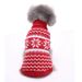 New Christmas Reindeer Halloween Skull British Snowflake Pet Sweater Poodle Bichon Dog Clothes_voghion.com