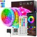 5V Low Voltage 5050 RGB LED Strip WS2812B USB Light With Bluetooth & Remote Control For Home Decor & Party Lighting_voghion.com