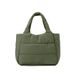 Women's Bags New Nylon Quilted Cotton Tote Bag Women's Striped Lightweight Down Cotton Shoulder Messenger Bag Handbag_voghion.com