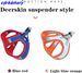 1PC Universal Cat And Dog Harnesses, Tension-free Adjustable Pads, Reflective Sutured Chest Straps, And Non-suffocating Pet Backs_voghion.com