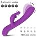 Dildo Vibratori Coniglio per le donne Potente stimolatore del clitoride del punto G Mimic Finger Wiggling Giocattoli del sesso femminile_voghion.com