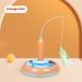 Pet Electric Feather Fishing Rod, Rotating Turntable, Specific Toy, Self Fun Amusement Board, Cat Teasing Ball_voghion.com