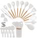 35Pcs Kitchen Cooking Utensils Set Spatula Set Baking Utensil Set Kitchen Accessories Necessities With Holder Egg Whisk Separator Tong Turner Spoons_voghion.com