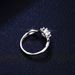 Tancise Classic Moissanite Bague en argent pour femme Bijoux Promesse de mariage Cadeau de fête_voghion.com