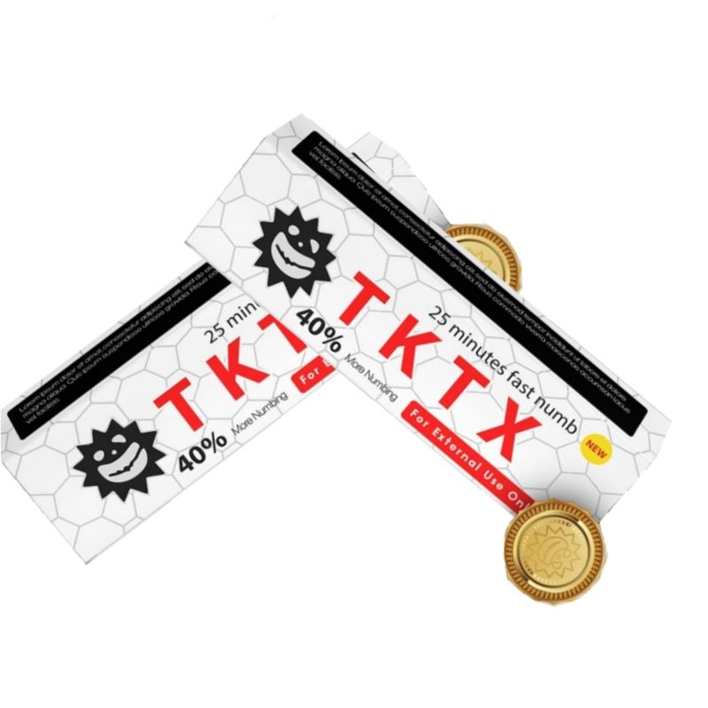 10 τμχ TKTX Κρέμα τατουάζ Numbing Popical Pnesthetic Paser Safe Fast, ανώδυνη κρέμα 10g λευκή40%_voghion.com