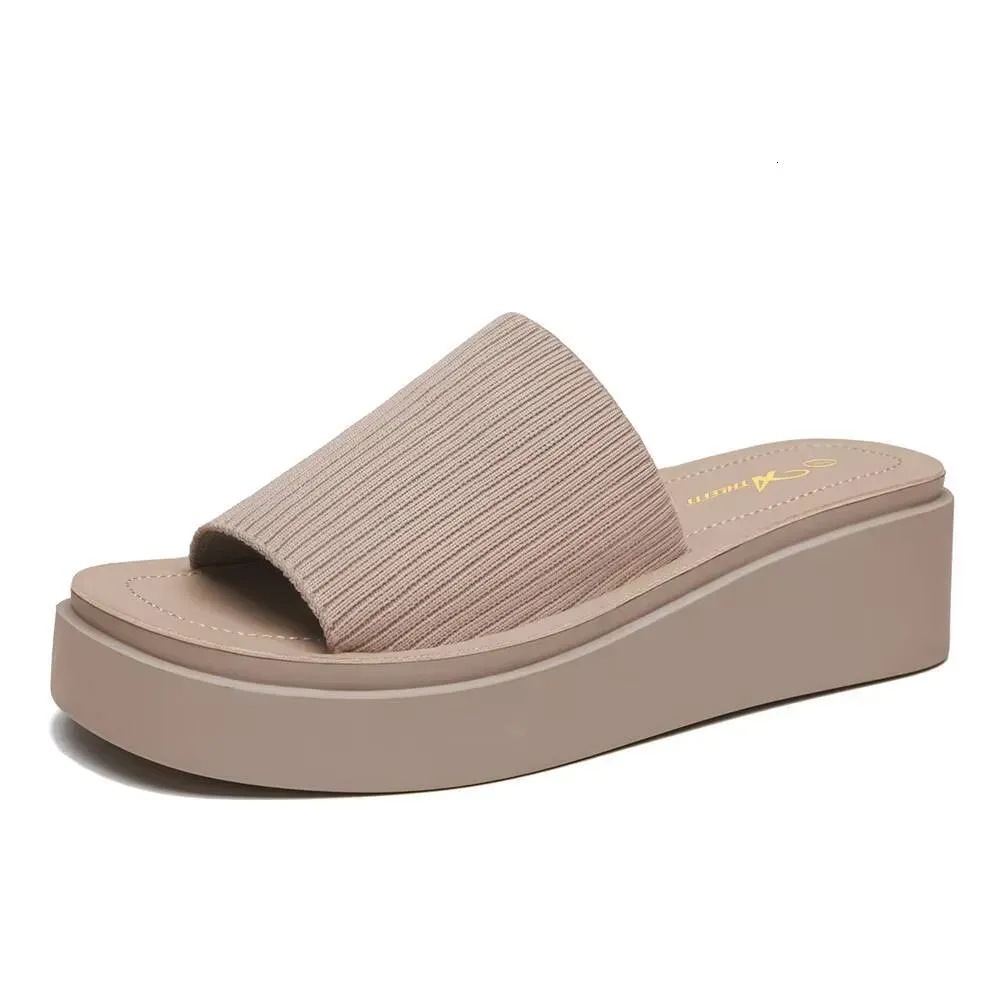 Sandalias de plataforma para mujer, estilo casual y cómodo, ideales para el verano. Sandalias planas y gruesas, perfectas para mamás. Ddmysaturn_voghion.com