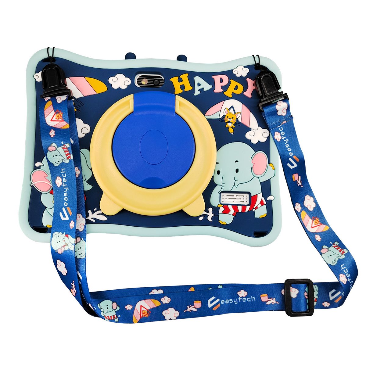 Kids Tablet 7 Inch Shockproof Bluetooth Android Tablet With 16GB Storage, Dual Camera & Parental Control - Blue/Pink (EU/US/UK/AU Version)_voghion.com