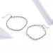 Compact Red String Bracelet , 925 Sterling Silver Bracelet For Women_voghion.com