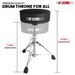 5 CORE Drum Throne Padded Guitar Stool Height Adjustable Heavy Duty Music Chair Seat Universal for Adults & Kids with Anti Slip Rubber Feet - DS CH BL_voghion.com