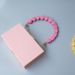 Fashion Colorful Handmade Contrast Rubber Resin Bag Handheld Heart Candy Color Chain_voghion.com
