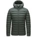Winter Neue Daunenjacke für Herren mit kurzer Kapuze, lässig, warm, Baumwollmantel_voghion.com