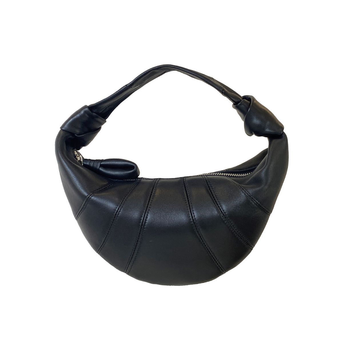 Petit sac à main en peau de mouton pour femme, en cuir véritable, style croissant, sac à main haut de gamme, style Guangzhou_voghion.com