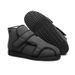 Qiwago Mid-Top Hook And Loop Design Cotton Thickened Warm Non-Slip Flat Shoes For Wide Feet Thick Instep Wearable_voghion.com