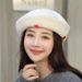 Novi dolasci Ženski pleteni modni gumbi topli temperament divlji šešir korejskog stila slatka beretka plima_voghion.com