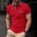 Men's Clothing Plus Size Casual Fashion 3D Digital Printing Short Sleeved Polo Shirt_voghion.com