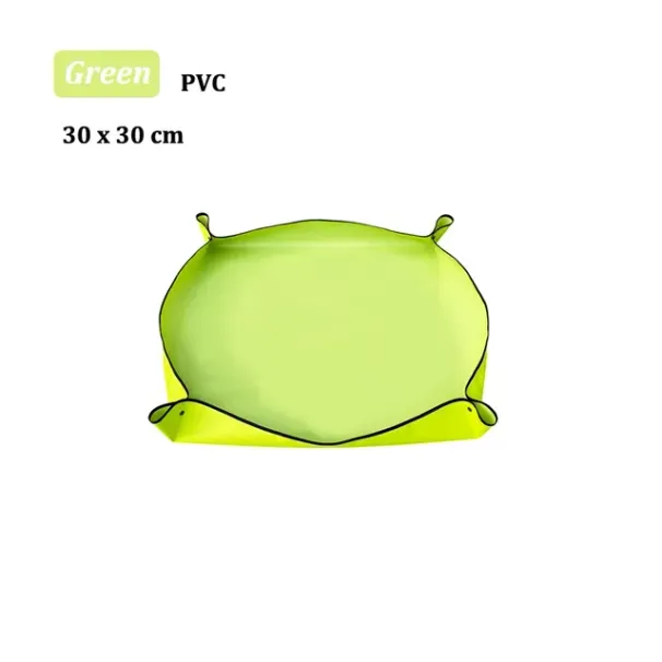 30/50/60CM Pflanzmatte PVC Gartenarbeit Blumenerde Matten Wiederverwendbare Garten Umpflanzung Pad Wasserdichte Anlage Umtopfen Matte Blume Töpfe_voghion.com