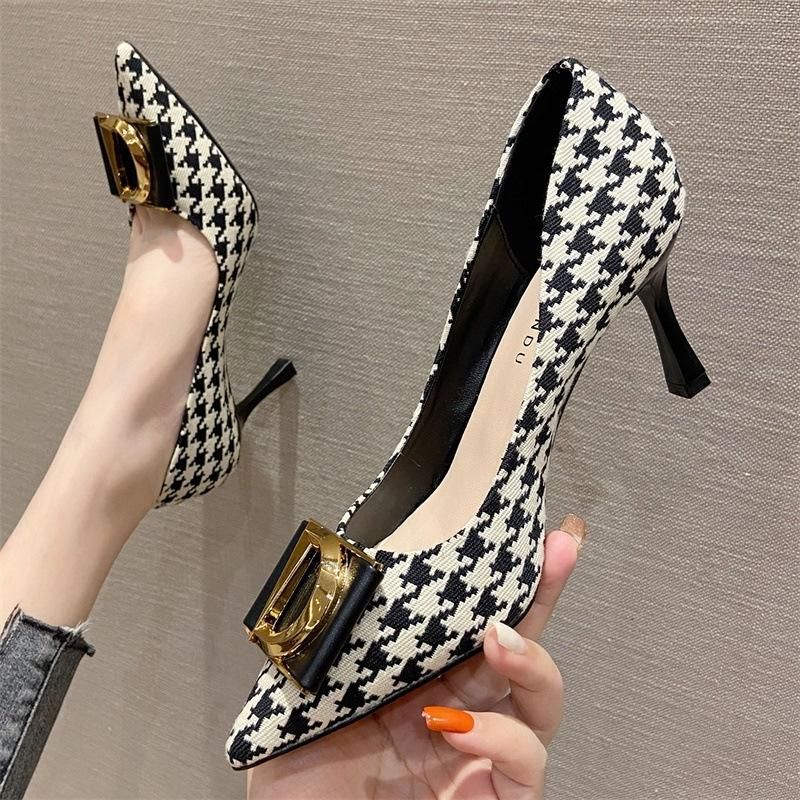 Mulheres sapatos de salto alto sapatos de casamento apontou toe sapatos de salto alto sapatos femininos bombas femininas bombas clássicas_voghion.com