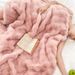 rabbit plush blanket light luxury advanced leisure blanket autumn and winter thickened sofa blanket milk velvet blanket_voghion.com