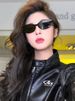 LazyZoom European And American Personalized Metal Frame Cats' Eye Female Fancy Modern Small Brown Mirror 2025 New Sunglasses_voghion.com