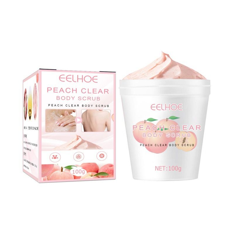 Peach Scrub Clear testradír Puhítja a bőrt Peach Ice Cream Scrub_voghion.com
