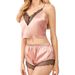 Silk Sexy Summer Short Tempting Pajamas Home Casual Fashion Thin Strap Homewear Two-Piece Set_voghion.com